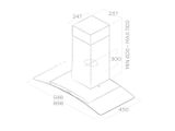 Hút mùi áp tường Elica CIRCUS 90CM