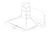 Hút Mùi Áp Tường Elica TAMAYA NW 90CM