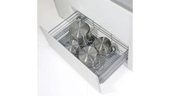 Giá đựng xoong nồi tủ dưới Grob Inox 304 nan tròn CS304-61