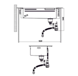 Chậu Rửa 1 Hố Hafele WF R10 HS25-SSN1S-8052 567.24.488