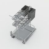 Giá chai lọ, gia vị tủ dưới 450mm Hafele OMERO multi - 595.00.806