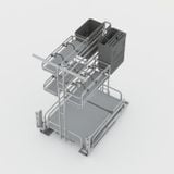 Giá chai lọ, gia vị tủ dưới Hafele OMERO multi 350 - 595.00.804