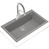 Chậu rửa bát đá 1 hố Teka FORSQUARE 72.40 TG Grey
