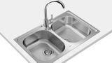 Chậu rửa bát inox 2 hố Teka UNIVERSE 80 T-XP 2B