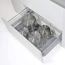 Giá đựng xoong nồi tủ dưới Grob Inox 304 nan tròn CS304-81