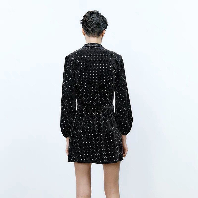 Chân váy nhung tăm xanh oliu Zara  LalaShop  Hàng hiệu xuất dư