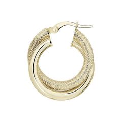 Bông tai Double Hoop Earrings