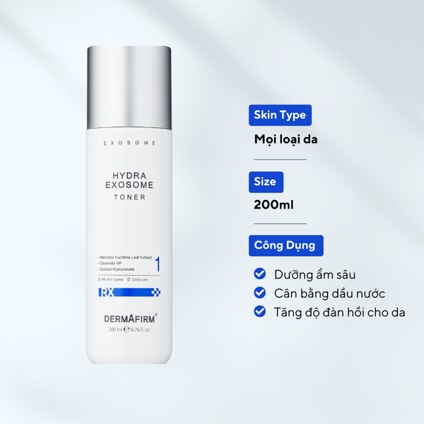  Hydra Exosome Toner  - Nước cân bằng cấp ẩm cho làn da 