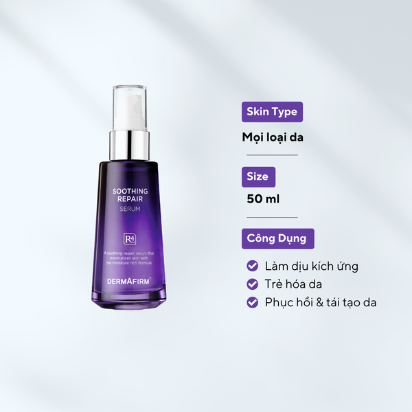  Soothing Repair Serum R4: Tinh chất phục hồi cho da tổn thương giãn mao mạch 
