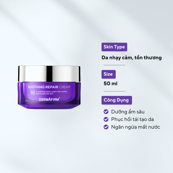  Soothing Repair Cream R4: Kem dưỡng phục hồi da 