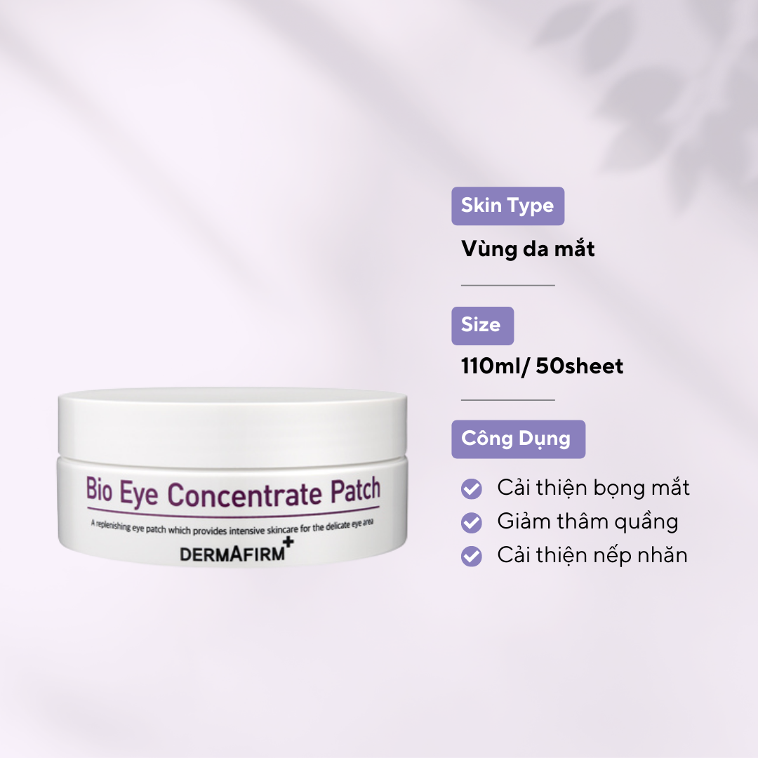  Bio Eye Concentrate Patch - Mặt nạ miếng trẻ hóa và giảm bọng mắt 