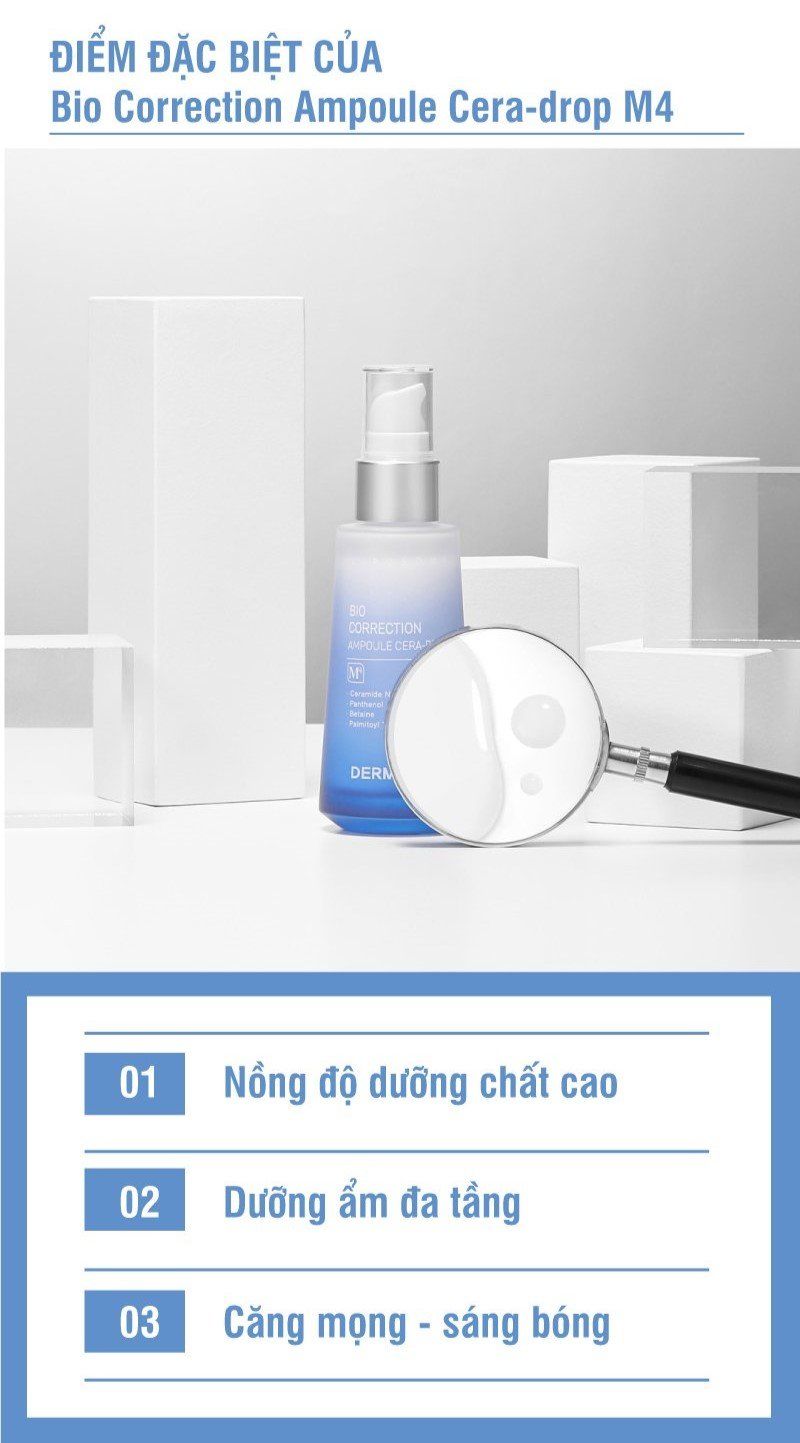  Bio Correction Ampoule Cera-drop M4 - Ampoule trẻ hóa và tái tạo da đa tầng 