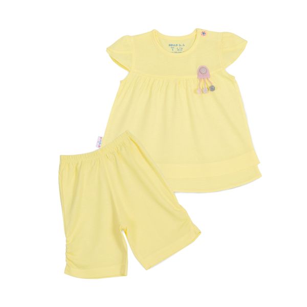  BỘ NGẮN CỔ TRÒN TAY ĐÔI BÉ GÁI 1288 