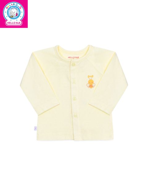  Áo sơ sinh raplan tay dài AL0934 - HELLO BnB 