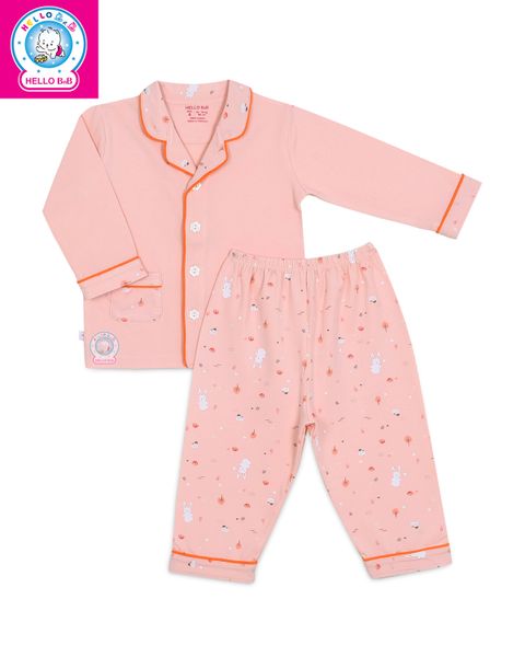  Bộ Pyjamas bông bé gái BA0262 (hình in ngẫu nhiên) 