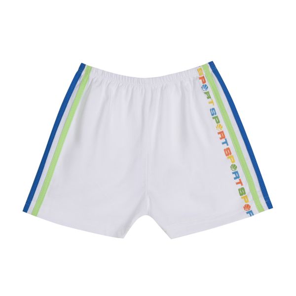  QUẦN 3 SỌC NGẮN TRẮNG 0166 