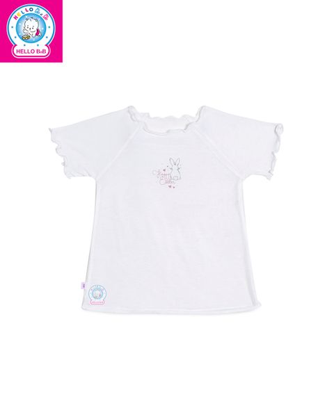  Áo dún bèo trắng tay ngắn Bamboo AL0074 