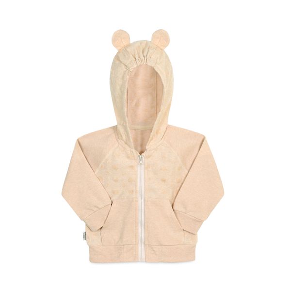  ÁO KHOÁC CÓ NÓN GẤU MÀU TỰ NHIÊN 1147 