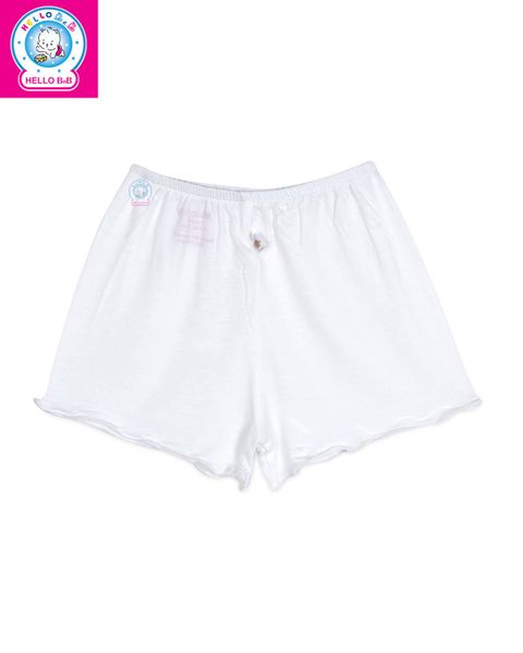  Quần ngắn dún bèo trắng Bamboo QL0075 - HELLO BnB 