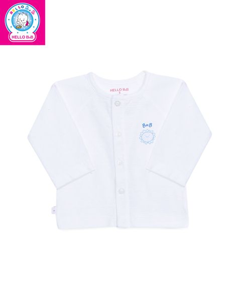  Áo sơ sinh raplan tay dài AL0934 - HELLO BnB 