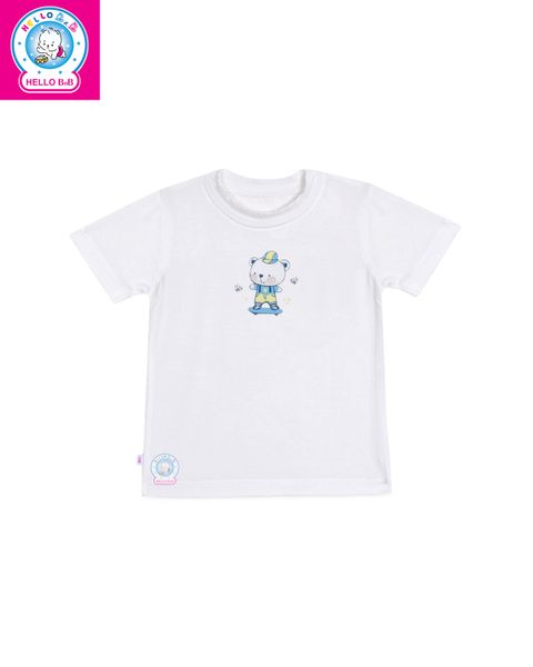  Áo cổ bo trắng tay ngắn Bamboo AL0070 