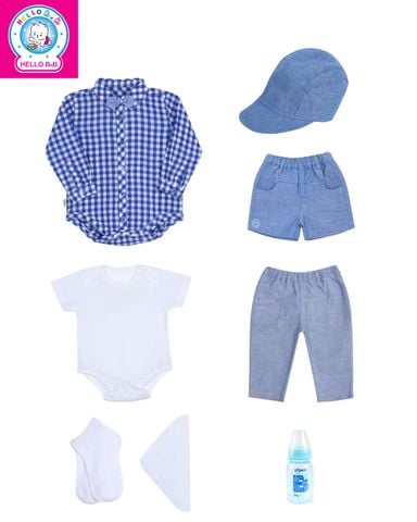  Hộp quà đầy tháng bé trai GIFT1684 - BabyOne 