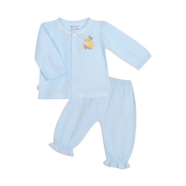  BỘ SƠ SINH CÀI GIỮA VIỀN REN BÉ GÁI TAY DÀI 1317 