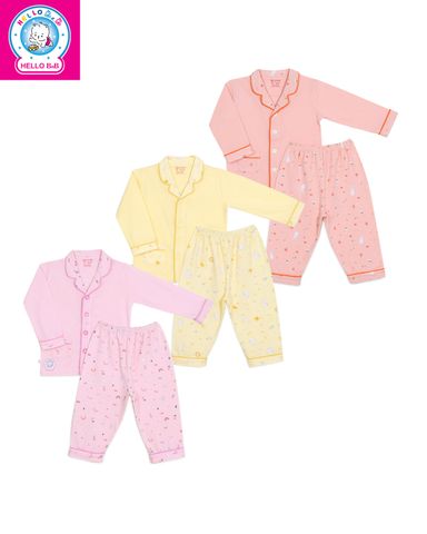  Bộ Pyjamas bông bé gái BA0262 (hình in ngẫu nhiên) 