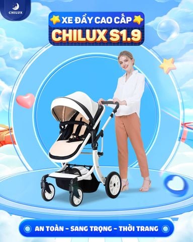 Xe đẩy nôi cho bé cao cấp chilux S1.9 