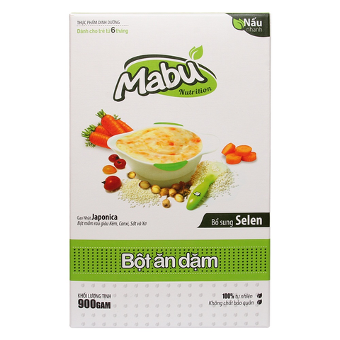  Bột ăn dặm Mabu 900g 