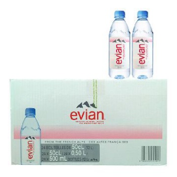  Nước khoáng thiên nhiên không ga Evian 500ml 