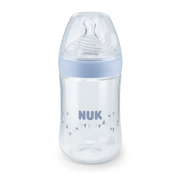  Bình sữa NUK Nature Sense nhựa PP 260ml núm ti Silicone S1-M 