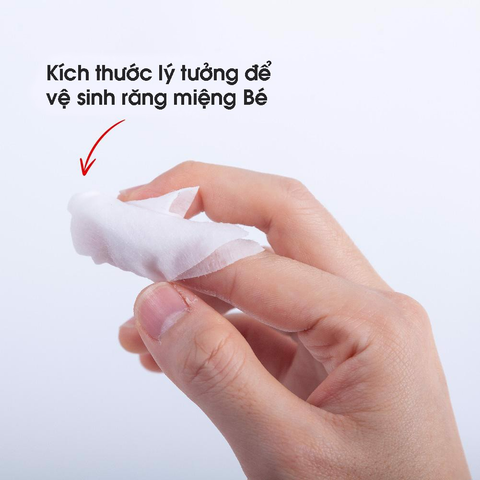  Khăn rơ miệng tiệt trùng Suzuran Japan (2 miếng/túi, 30 túi/hộp) 