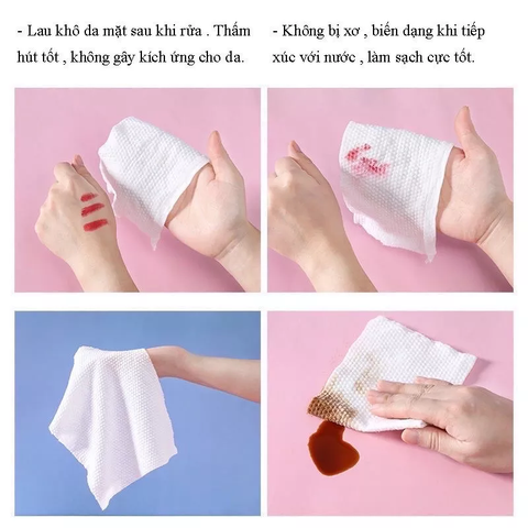  Khăn lau mặt dùng 1 lần Hatsu 