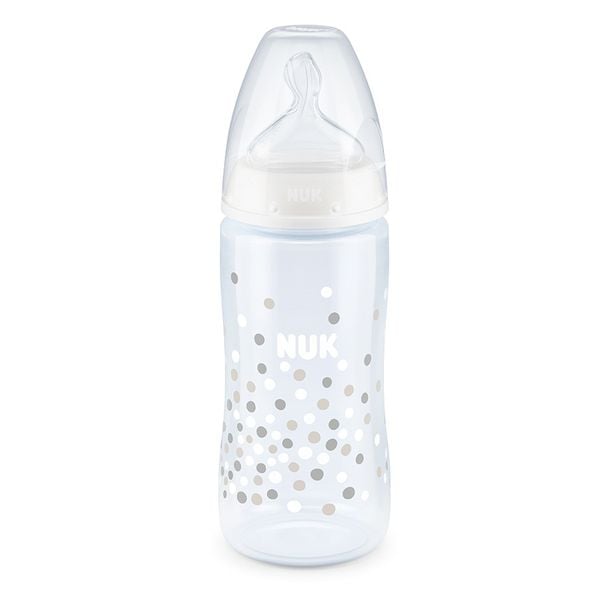  Bình sữa NUK PP 300ml núm tí Silicone S2 - M 