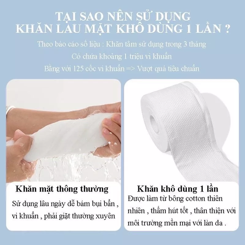  Khăn lau mặt dùng 1 lần Hatsu 