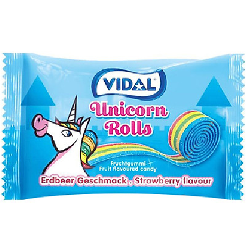  Kẹo cuộn Unicorn Vidal 19g 
