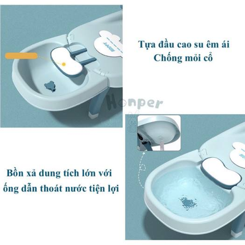 Ghế cho trẻ em ngồi gội đầu bằng nhựa, hiệu Honper 