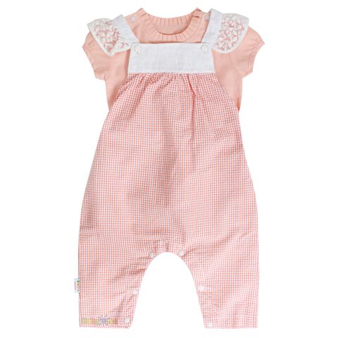  Set yếm bé gái SET0538 - BabyOne 