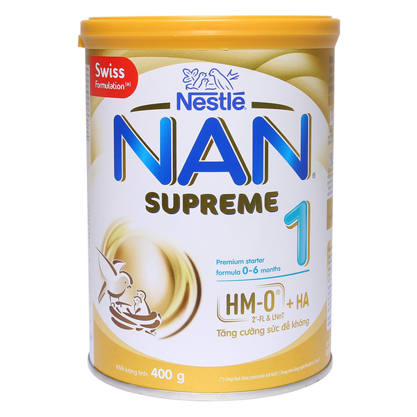  Sữa Nan Supreme HMO số 1 400g / 800g (0 - 6 tháng) 