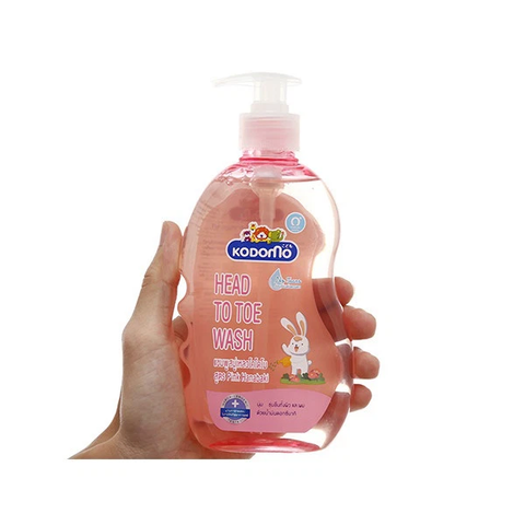  Dầu tắm gội Kodomo Pink Hanabaki 400ml 