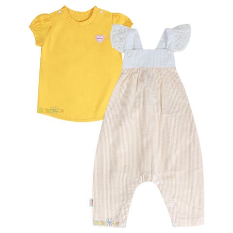  Set yếm bé gái SET0538 - BabyOne 