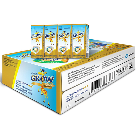  Sữa nước Abbott Grow Gold hương vani 180ml 