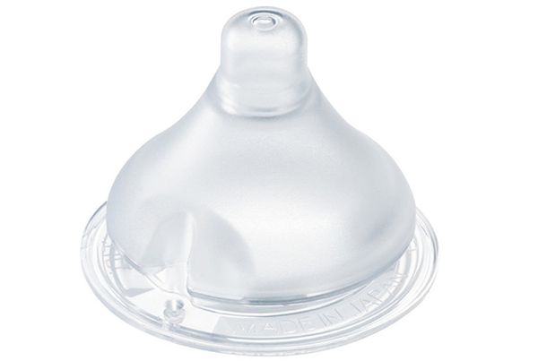  Núm ty silicone Chuchu baby cổ rộng (1 Cái) 