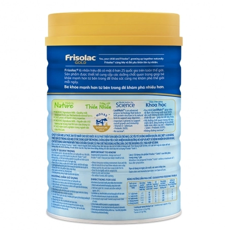  Sữa bột Frisolac Gold 1 380g ( 0 - 6 tháng ) 