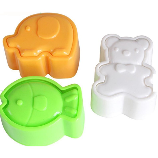  Bộ 3 hộp khuôn tạo hình đồ ăn M'sa 