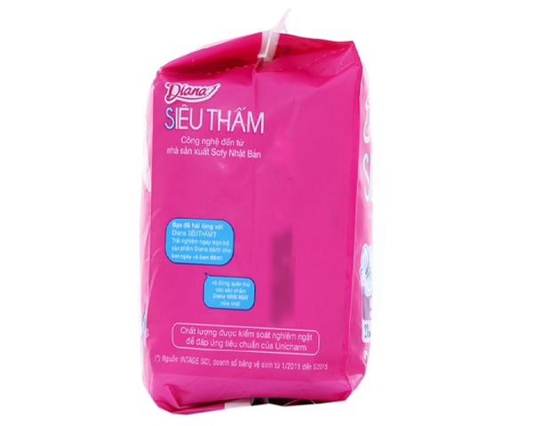  Băng vệ sinh Diana siêu thấm siêu mỏng không cánh 8 miếng 