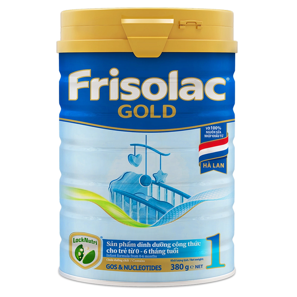  Sữa bột Frisolac Gold 1 380g ( 0 - 6 tháng ) 