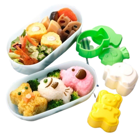  Bộ 3 hộp khuôn tạo hình đồ ăn M'sa 