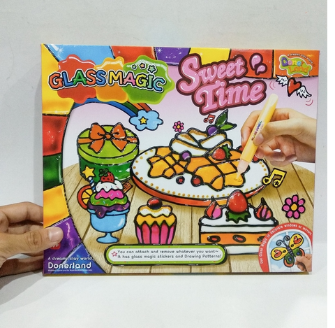  Đồ chơi sơn màu nghệ thuật Donerland 12M 240ml+bộ d.cụ GM13031 